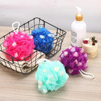 BTYMS Premium Mesh Poufs Bath Sponges Shower Loofahs Exfoliating Shower Puff - Image 6