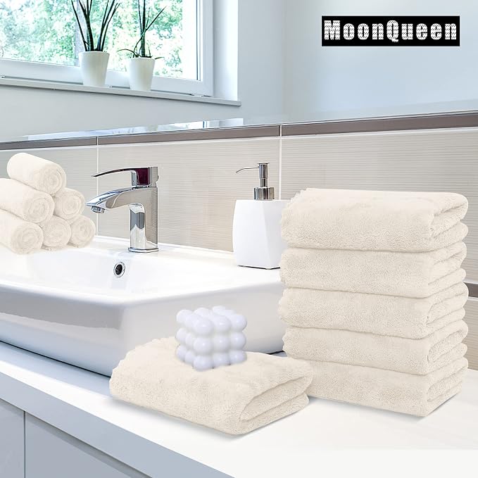 MOONQUEEN 18 Pack Premium Hand Towels - Image 2