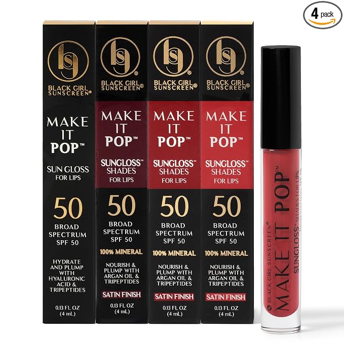 BLACK GIRL SUNSCREEN Make It Pop Sungloss & Sungloss Shades by BLACKGIRLSUNSCREEN
