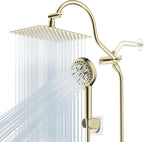 Hibbent All Metal CUPC Certified Shower Head, Handheld Showerhead Combo by Hibbent