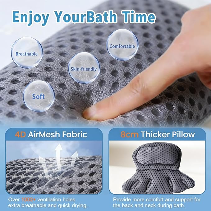 Luxury Bath Pillow for Tub - Image 6