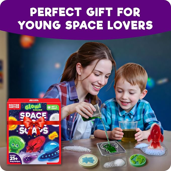 Doctor Jupiter Glow in The Dark Space Soap Making Kit - Image 8