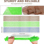 UJFQBH 3 Pieces African Bath Sponge African Net Long Net Bath Sponge - Image 3