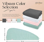 Lili&James 100% Cotton Hair Towel Wrap - Image 2