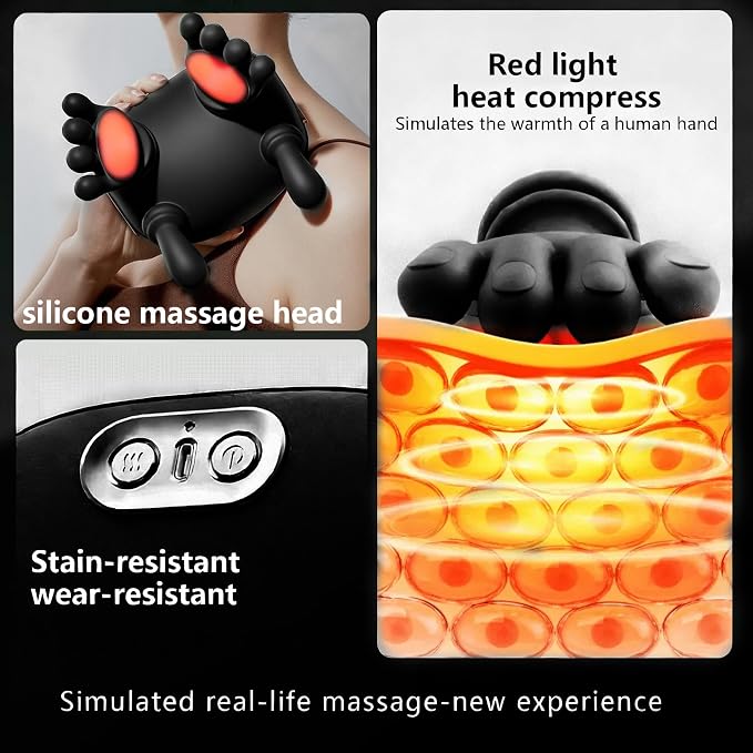 Neck Massager with Heat Electric Shoulder & Cervical Massage - Image 3