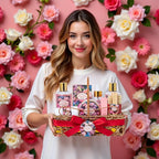 Gifts For Women Gift Basket – 9 Piece Set of ROSE JASMINE Home Spa Set - Image 5