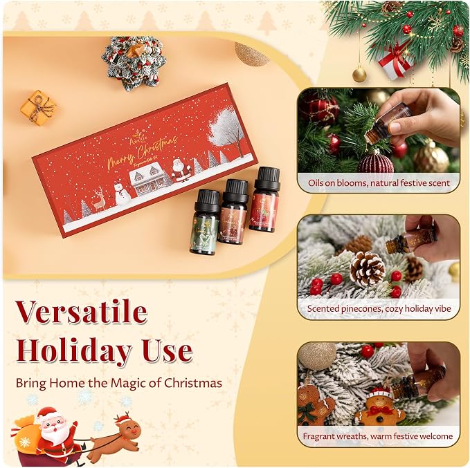 Winter Essential Oil Set | 6 Pack Holiday Fragrance Oils - Image 6