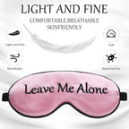 Geyoga 4 Pieces Funny Eye Mask for Sleep Soft Satin Blackout Blindfold - Image 2