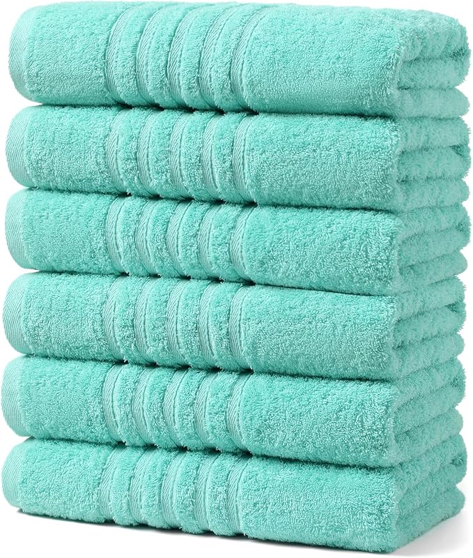 Aibaser Towels 6 Pack Bath Towel by Aibaser