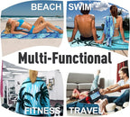 2 Pack Oversized Microfiber Pool Towel, Quick Drying, Super Absorbent - Image 5