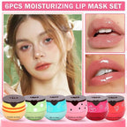 6PCS Honey Pot Lip Balm, Moisturizing Beebalm Lip Balm, Repair Bee Lip Balm - Image 2
