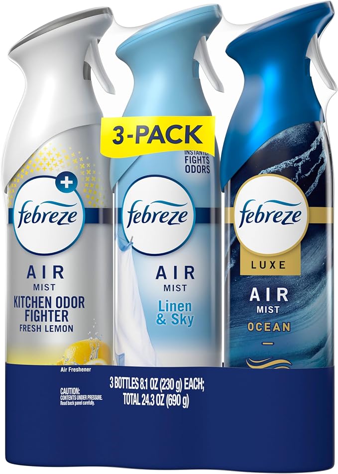 Febreze Air Mist, Air Freshener Spray, Odor Fighting Room Spray, Deodorizer - Image 12