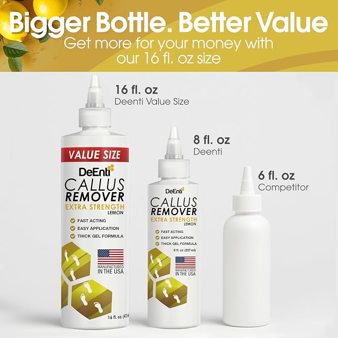 DeEnti Callus Remover for Feet, Extra Strength Foot Callus Remover Gel - Image 2