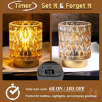 Battery Operated Table Lamps Timer, Mini Crystal Lamp - Image 9