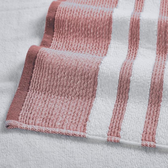 Modern Threads 6-Piece Towel Set – 100% Cotton, Quick Dry, Ultra Absorbent – - Image 3