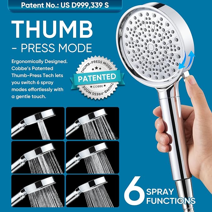 Cobbe Filtered Shower Head - Image 5