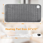 Deepsoon Heating Pad, Electric Heating Pads - Image 8