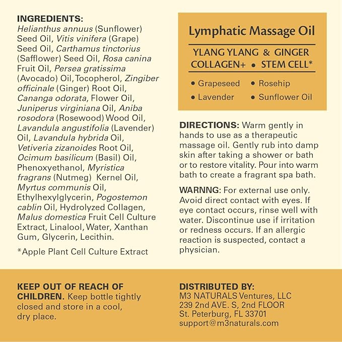Lymphatic Massage Oil for Massage Therapy - Image 3