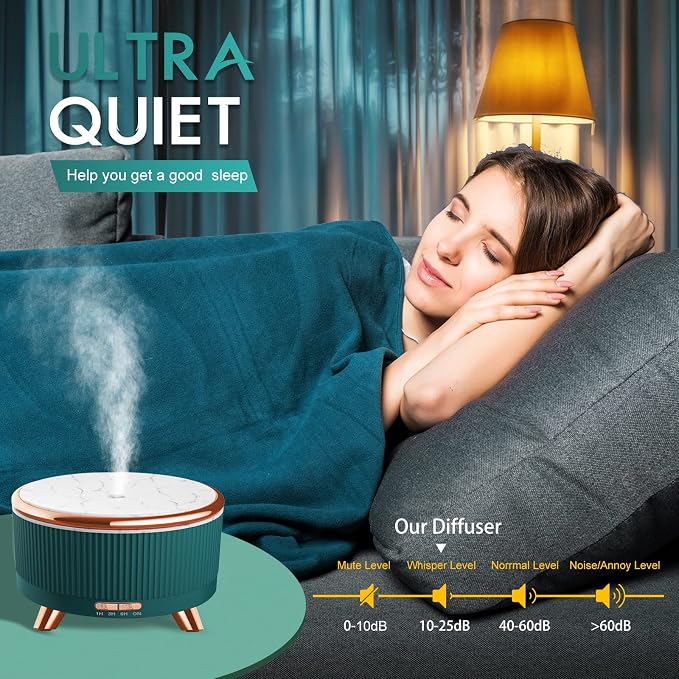 Diffusers for Essential Oils Large Room, 500ml Aromatherapy Diffuser Cool Mist - Image 5