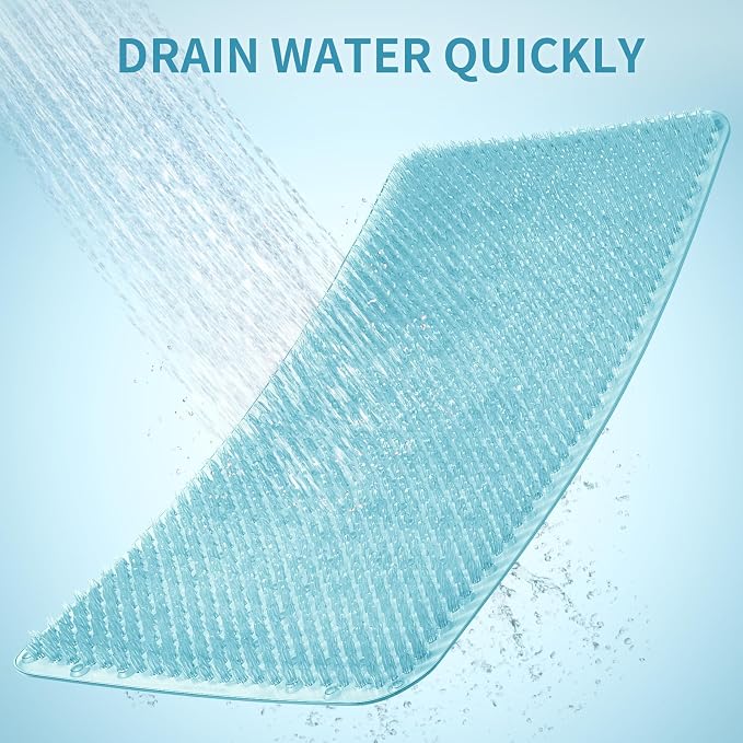 Yolife Shower Foot Scrubber Mat, Anti-Slip Bath Mat - Image 3