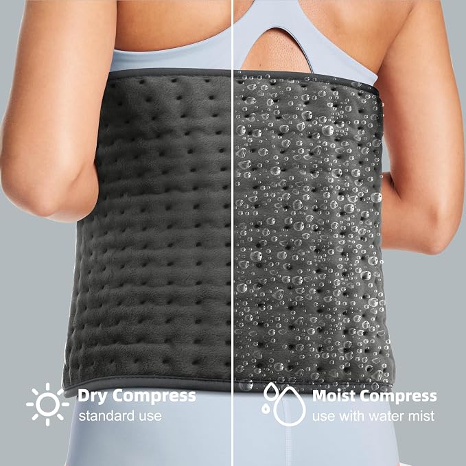 Heating pad for Back Pain Relief, Heating Pads for Neck, Fathers Mothers Day - Image 3
