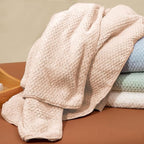 2 Pack Bath Towel Set, Lightweight Waffle Bath Towel Set, Microfiber Super Soft - Image 9