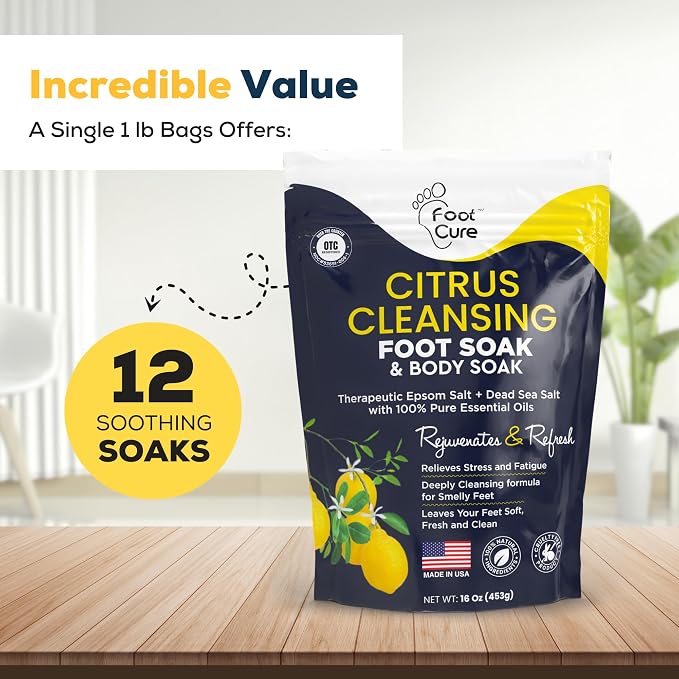 FOOT CURE Citrus Detox Foot Soak - Image 4