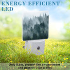 Night Light Plug into Wall Misty Fir Forest Night Light - Image 6