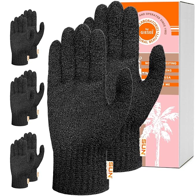 Sun Laboratories By Giesee Exfoliating Gloves 4 Pairs by SunLaboratories