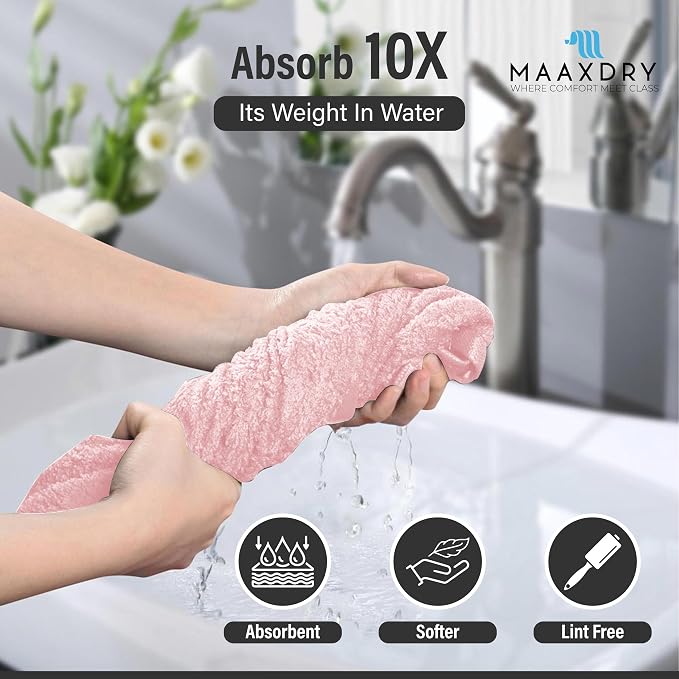 100% Cotton Large Hair Towel Wrap - Image 5