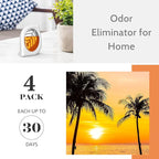 Air Freshener for Home, 4 Pack, Odor Eliminator for Small Area Closets Bathroom - Image 2