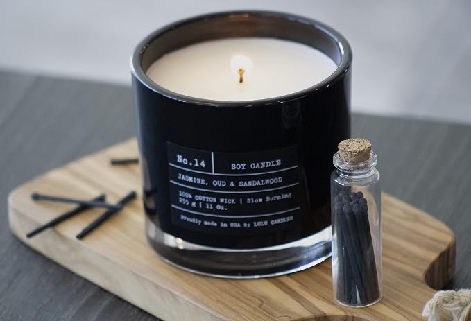 Lulu Candles | Espresso Bean | Luxury Scented Soy Jar Candle | Hand Poured in - Image 2