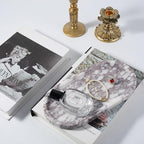 Koville Real Luxurious Natural Marble Vanity Tray, Stone Perfume Trays Jewelry - Image 5