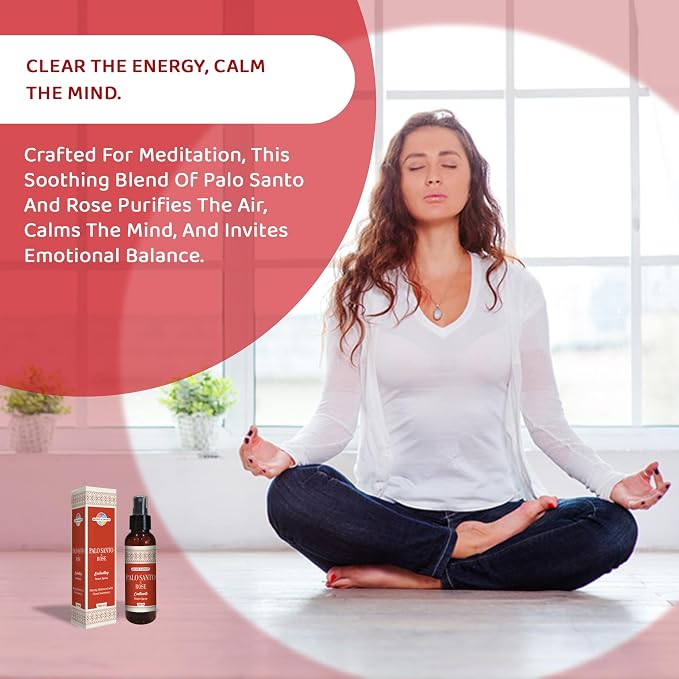Sacred Element's Palo Santo & Rose Room Spray | Natural Purifying Mist - Image 4