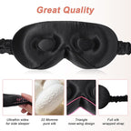 VOCOSTE 22 Momme Pure Silk Sleep Mask - Image 5