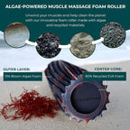 Oceanfoam Ripple Travel Foam Roller Firm Mini Foam Roller - Image 7