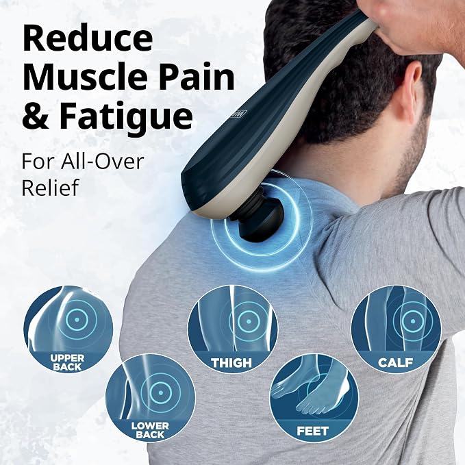 Wahl Deep Tissue Corded Long Handle Percussion Massager, Handheld Therapy - Image 3