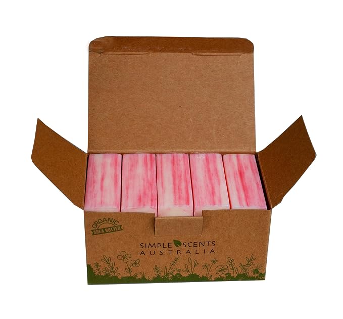 Simple Scents Australia Melon Strawberry Scented Natural Soap Bars, 3.5oz - Image 2