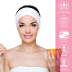 Denfany Spa Headband 3 Pack Ultra Soft Adjustable Face Wash Headband - Image 5