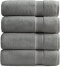 Springtree Home Luxury Bamboo Rayon Bath Towel Set of 4 | 35% Bamboo Rayon by SpringtreeHome