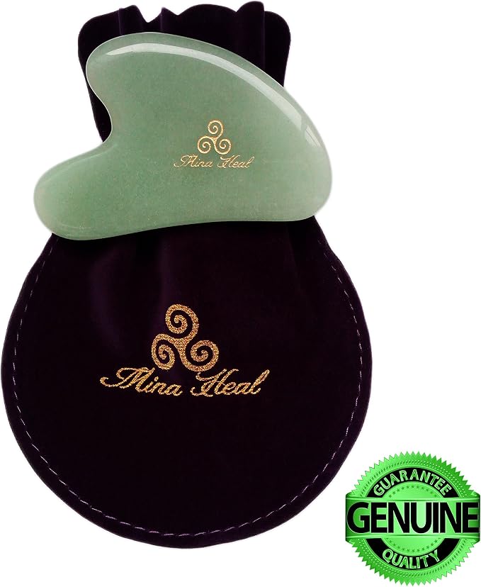 Mina Heal Jade Roller for Face, Lymphatic Drainage Massager & Gua Sha Facial - Image 6
