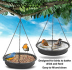 Hanging Bird Bath Hanging Bird-Feeder - Image 6