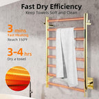 P&Dlusir Towel Warmer, Heated Towel Rack - Image 3