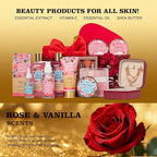 Bath and Body Gift Basket Set Mothers Day, Watermelon Body Scrub, Perfect Bath - Image 4