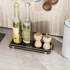 Bathroom Vanity Tray for Countertop Toiletries Perfume Makeup Soap Dispenser - Image 5