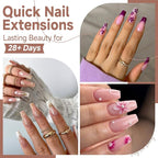UNA GELLA Coffin Nails Tips, 12 Sizes - Image 2