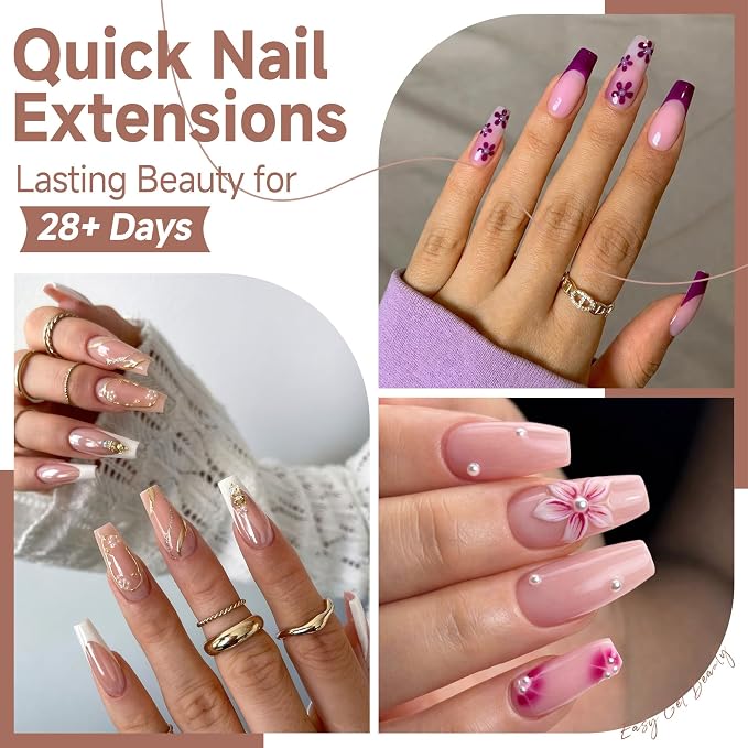 UNA GELLA Coffin Nails Tips, 12 Sizes - Image 2