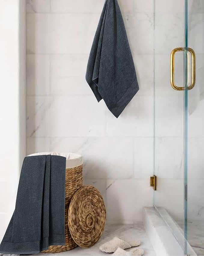 Belizzi Home Ultra Soft 2 Pack Oversized Bath Towel Set 28x55 inche, 100% - Image 4