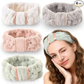 4 Pack Microfiber Towel Headbands by IAXSEE