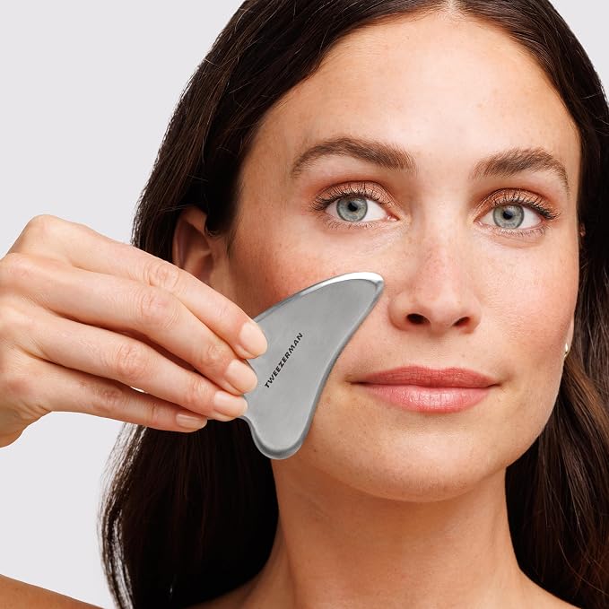 Tweezerman Stainless Steel Gua Sha Massager - Image 2